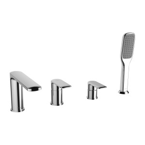 Omnires EBRO bateria wannowa 4-otworowa 