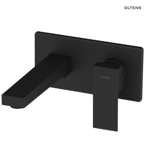 Oltens Gota bateria umywalkowa podtynkowa kompletna czarny mat 32601300 (OUTLET)